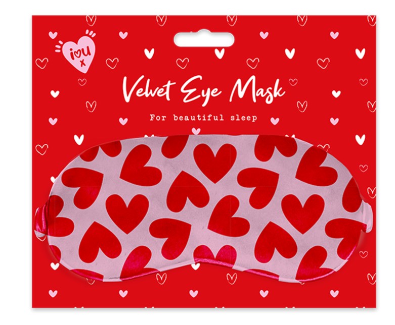 Valentine's Velvet Eye Mask - Click Image to Close