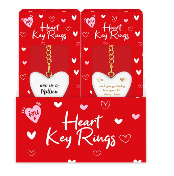 Heart Keyring - Click Image to Close
