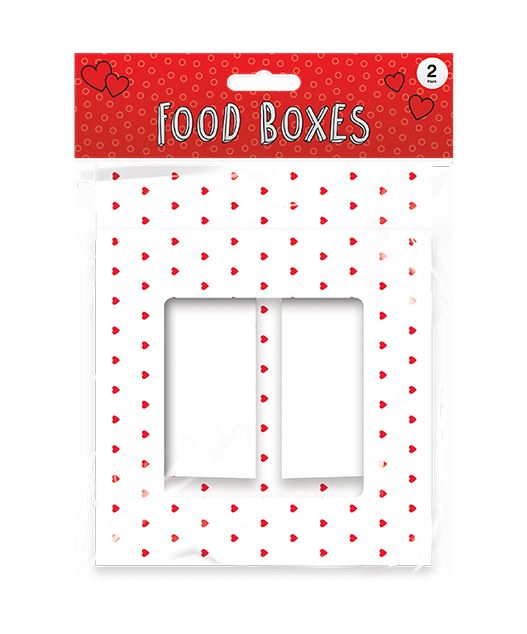Valentine's Food Boxes 2pk - Click Image to Close