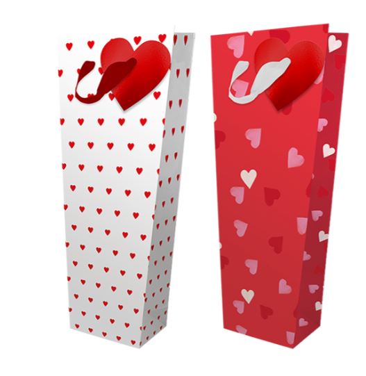 VALENTINE'S DAY FLOWER GIFT BAG - Click Image to Close