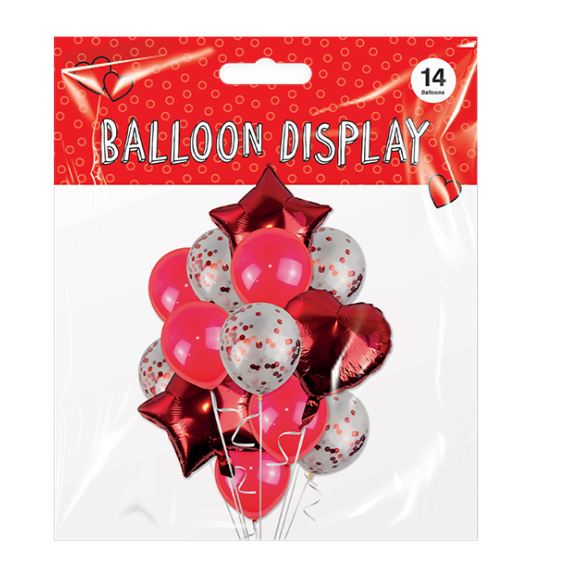 VALENTINE'S BALLOON DISPLAY PACK - Click Image to Close