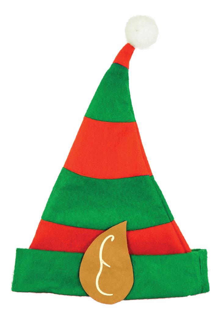 Child Elf Hat With Ears 30cm X 40cm - Click Image to Close