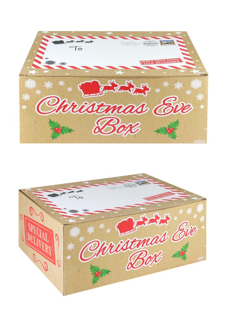 Parcel Christmas Eve Box 35cm X 25cm X 15cm - Click Image to Close