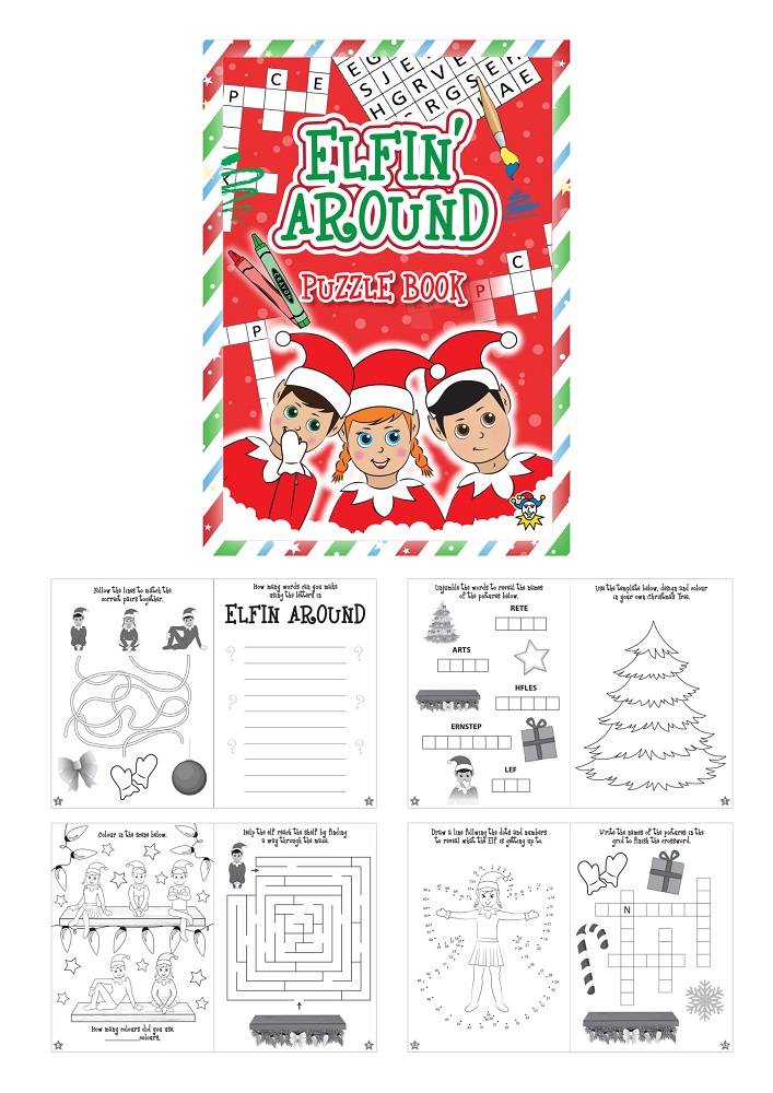 Mini Elfin Around Puzzle Books x 48 ( 12p Each ) - Click Image to Close