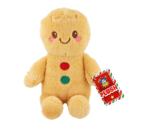 Gingerbread Man Plushie (8 in / 20 cm) - Click Image to Close
