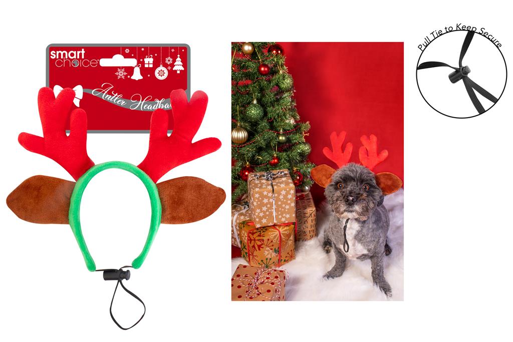 Smart Choice Reindeer Antler Pet Headband - Click Image to Close