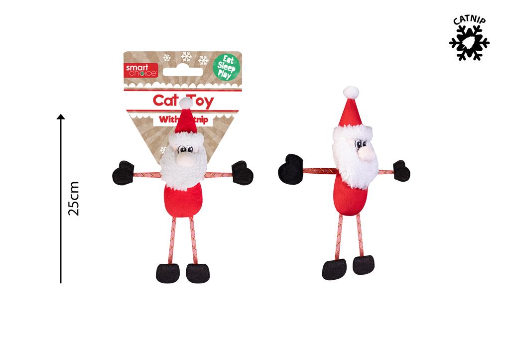 Santa Cat Toy With Catnip - Click Image to Close