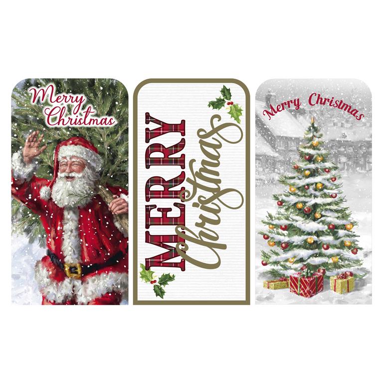 Christmas Polybag Trad Money Wallet Pack Of 36 - Click Image to Close