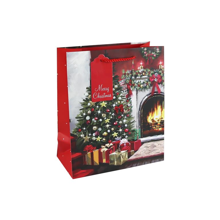 Christmas Tree Medium Bag (215Mm X 253Mm X 102Mm) - Click Image to Close
