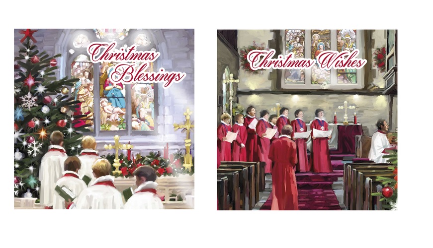 Christmas Choir 12Pk Card - Click Image to Close
