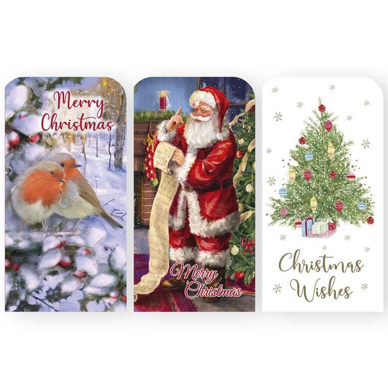 Christmas Polybag Trad Money Wallet Pack Of 36 - Click Image to Close