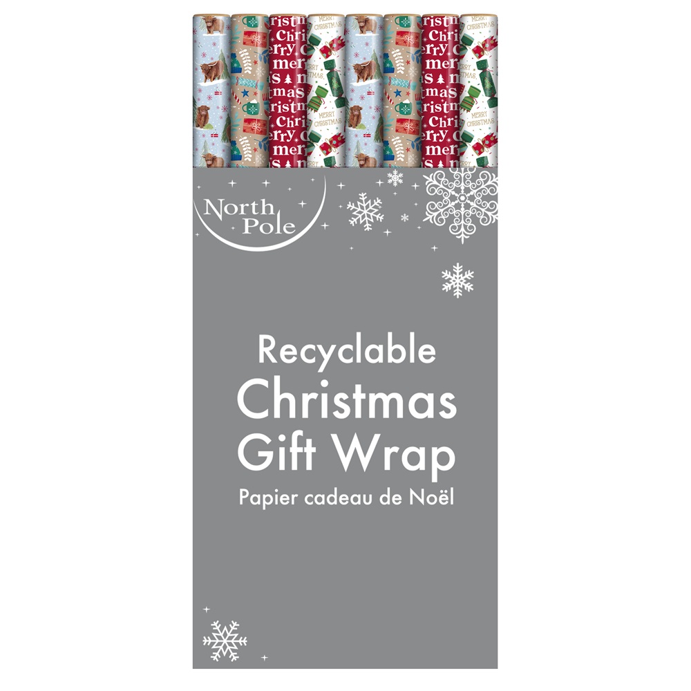 Christmas 4m Contemp Gift Wrap - Click Image to Close