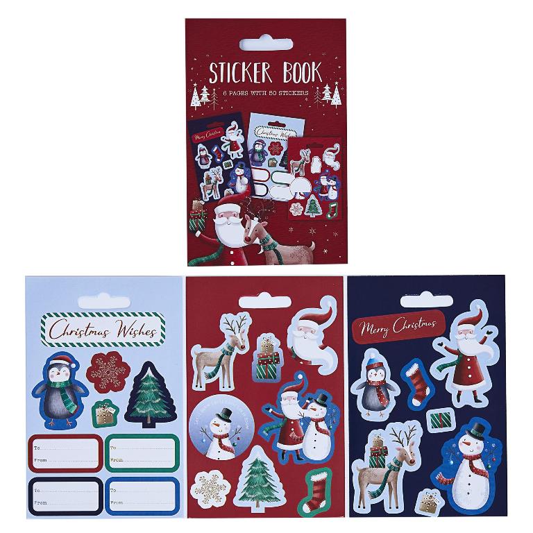 Woodland Santa Sticker Book - Click Image to Close