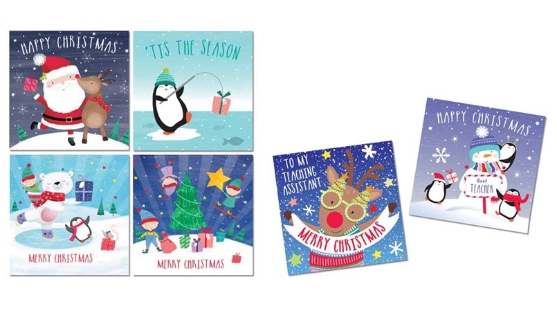 Christmas Cards School 32pk - Click Image to Close