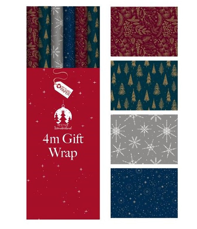 Christmas Gift Wrap 4M Contemprary - Click Image to Close
