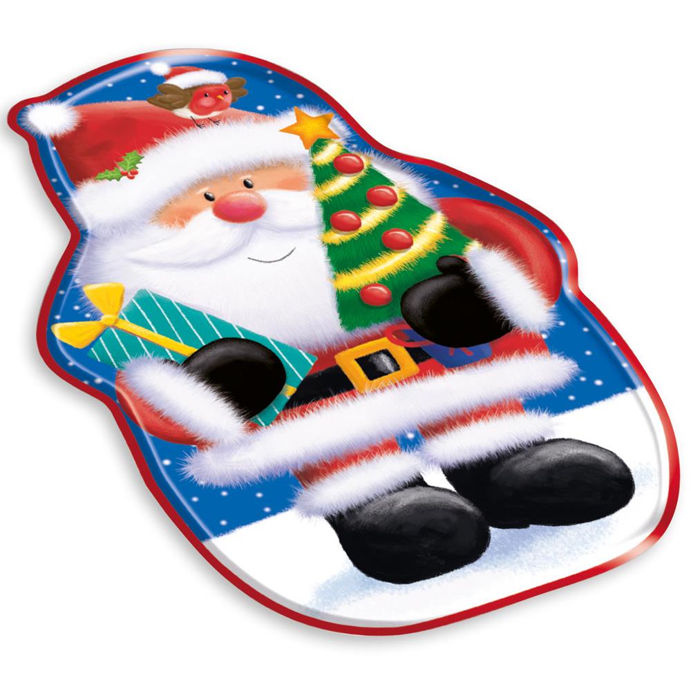 Christmas Melamine Santa Character Tray - Click Image to Close