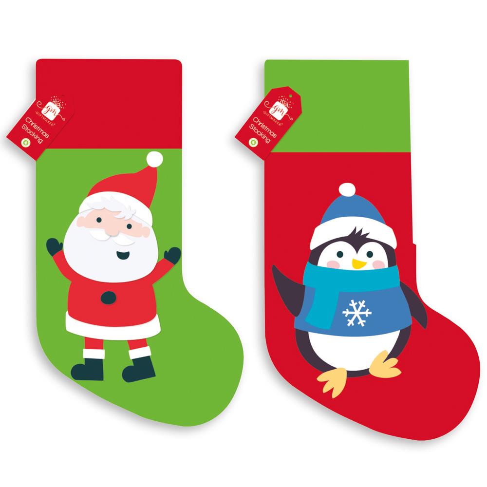 Christmas Childrens Stockings 2 Designs - Click Image to Close