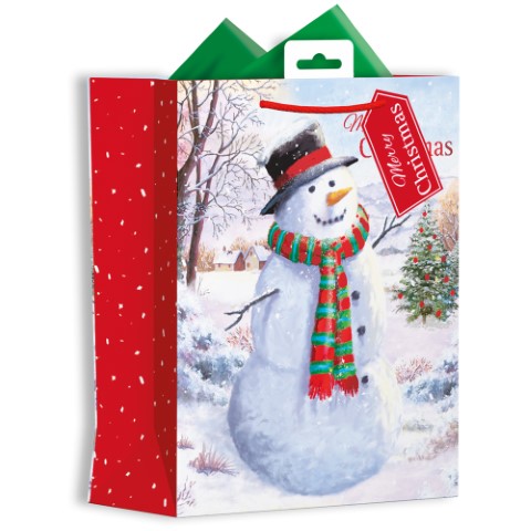 Snowman Medium Bag - Click Image to Close