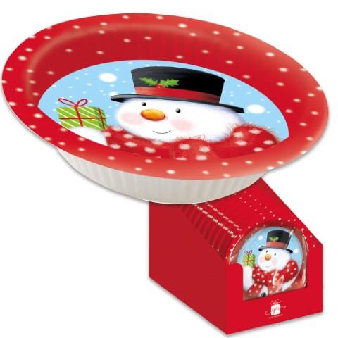 Christmas Paper Bowl Pack Of 6 - Click Image to Close