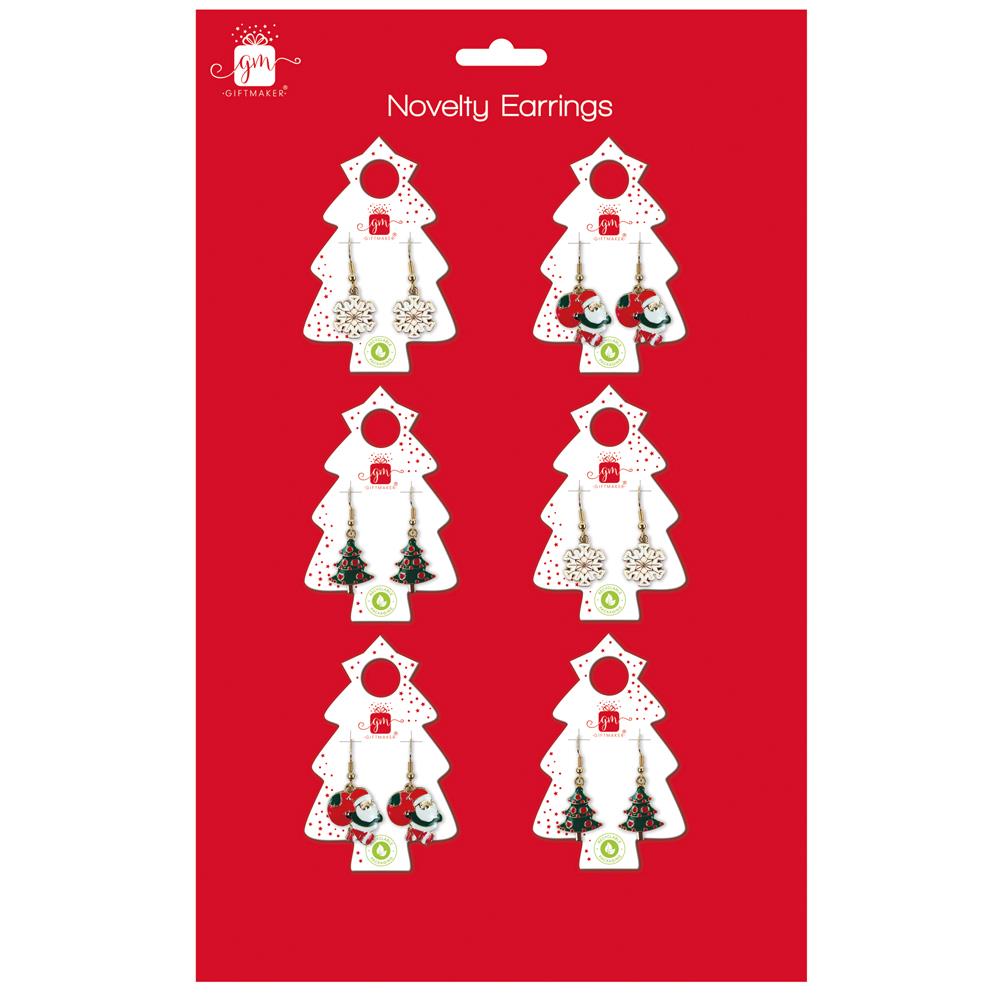 Christmas Earrings - Click Image to Close