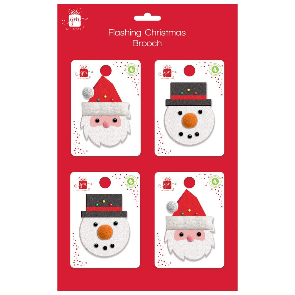 Christmas LED Brooches 2 Design - Click Image to Close
