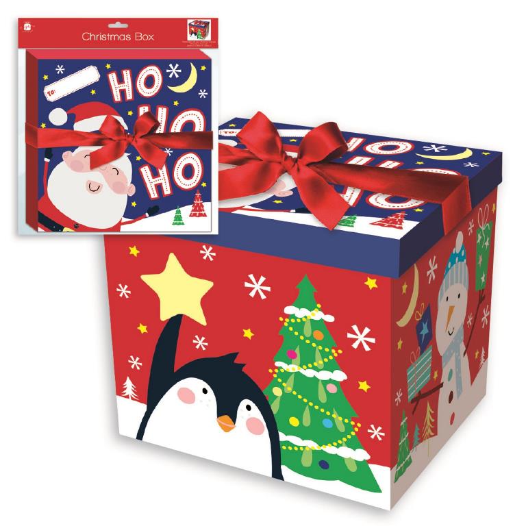 Christmas Christmas Box Ho Ho Ho - Click Image to Close