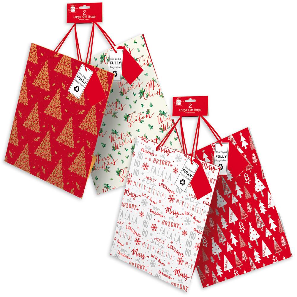 Christmas Traditional & Contemp Large Bag - Click Image to Close