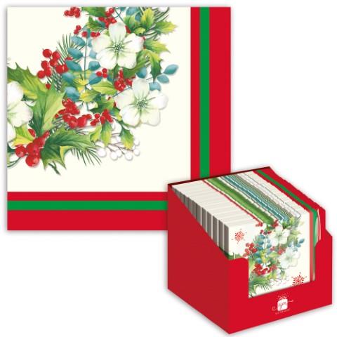 Christmas Xparty Napkins Traditional 20Packk - Click Image to Close