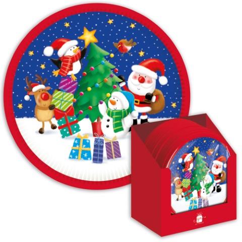 Christmas Xparty Kids Plate Pack Of 6 - Click Image to Close