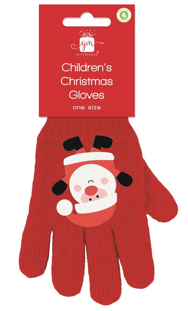 Childrens Christmas Gloves - Click Image to Close