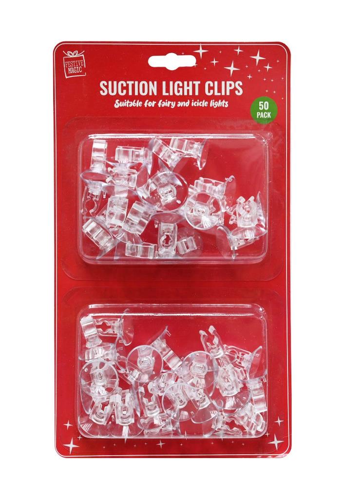 Suction Light Clips Cup 50Pc - Click Image to Close