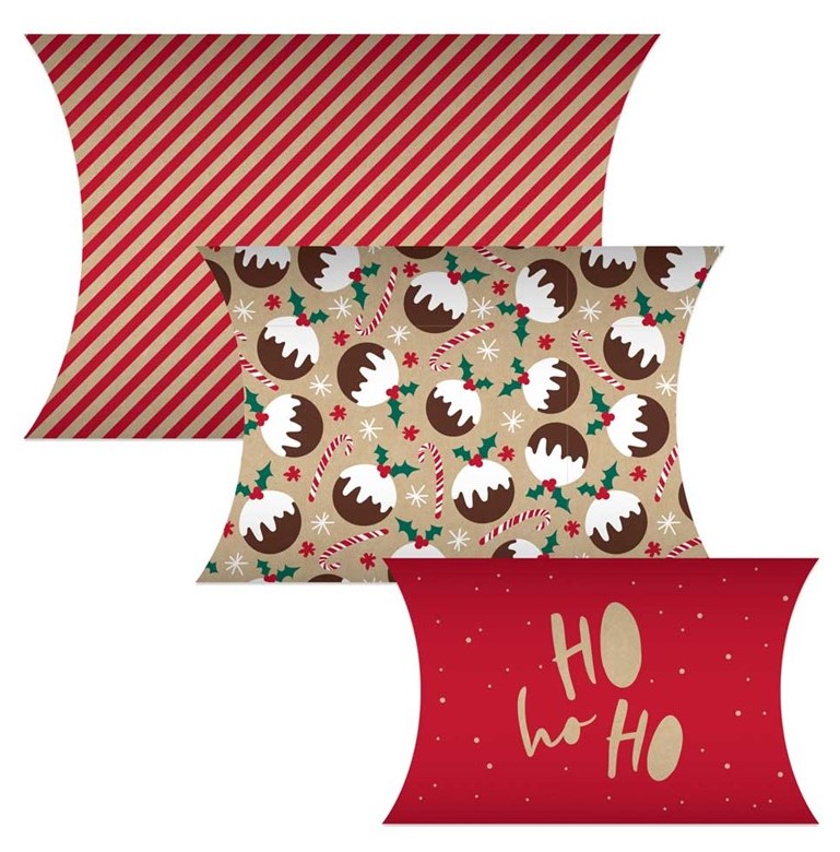 Christmas Gifting Kraft Gift Pouches S/M/L - Click Image to Close