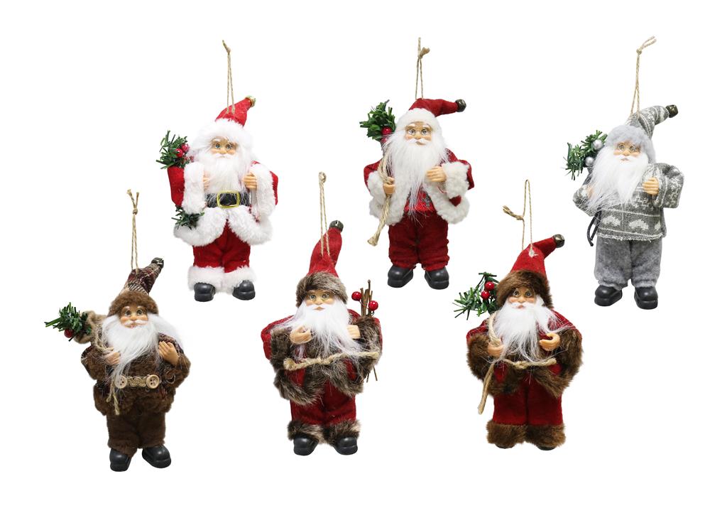 Santa Polar Figurines 18cm ( Assorted Designs ) - Click Image to Close
