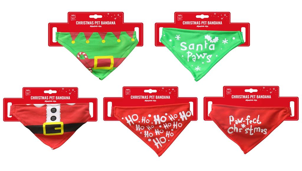 Christmas Pet Bandana ( Assorted Design ) - Click Image to Close