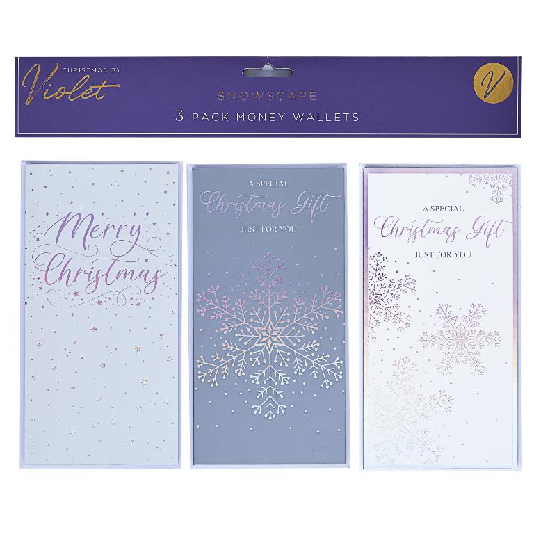 Snowscape Money Wallets 3 Pack - Click Image to Close