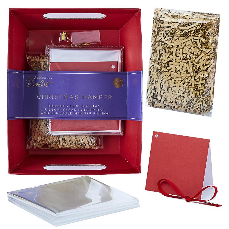Red Christmas Hamper - Click Image to Close