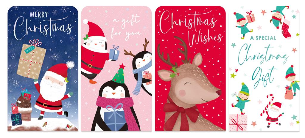 Christmas Single Money Wallet & Envelope - Kids Designs - Click Image to Close
