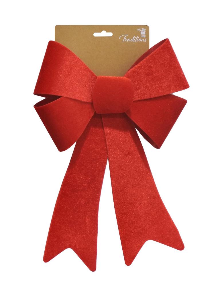Classic Velveteen Bow 23X38cm - Click Image to Close