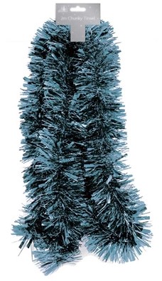 Tinsel Christmas 2M Chunky - Pale Blue - Click Image to Close