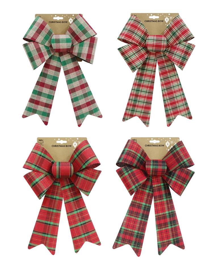 Country Bow Large ( Assorted Colours ) - Click Image to Close