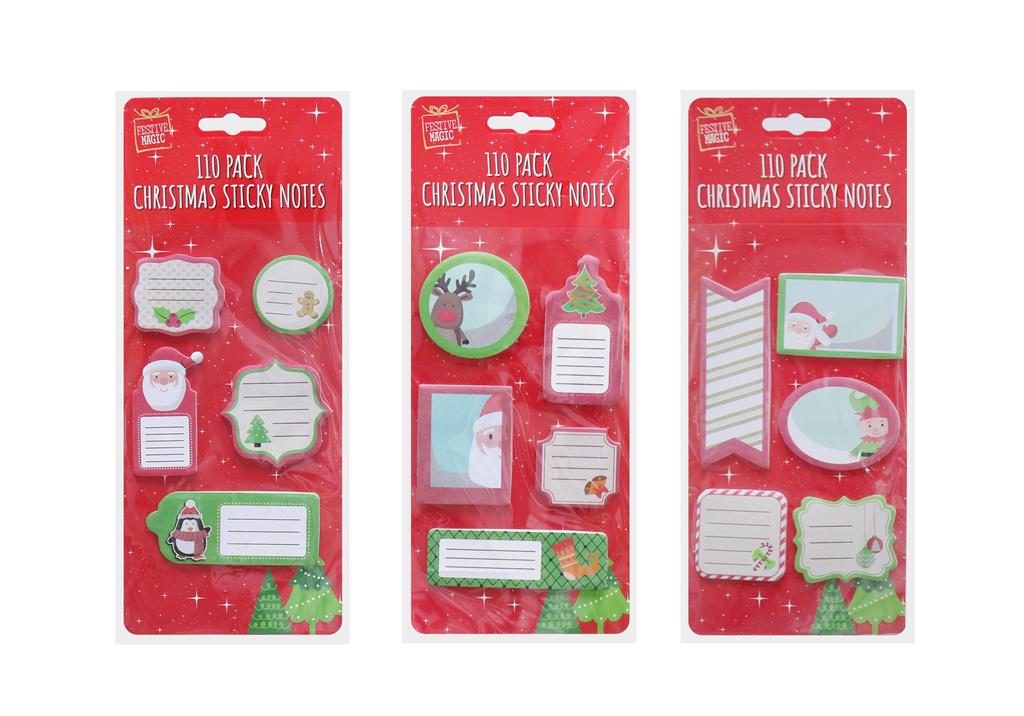 Christmas Sticky Notes ( Assorted Designs ) - Click Image to Close