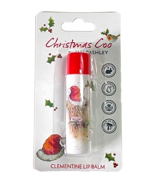 Jan Pashley Christmas Highland Coo Stick Lip Balm - Click Image to Close