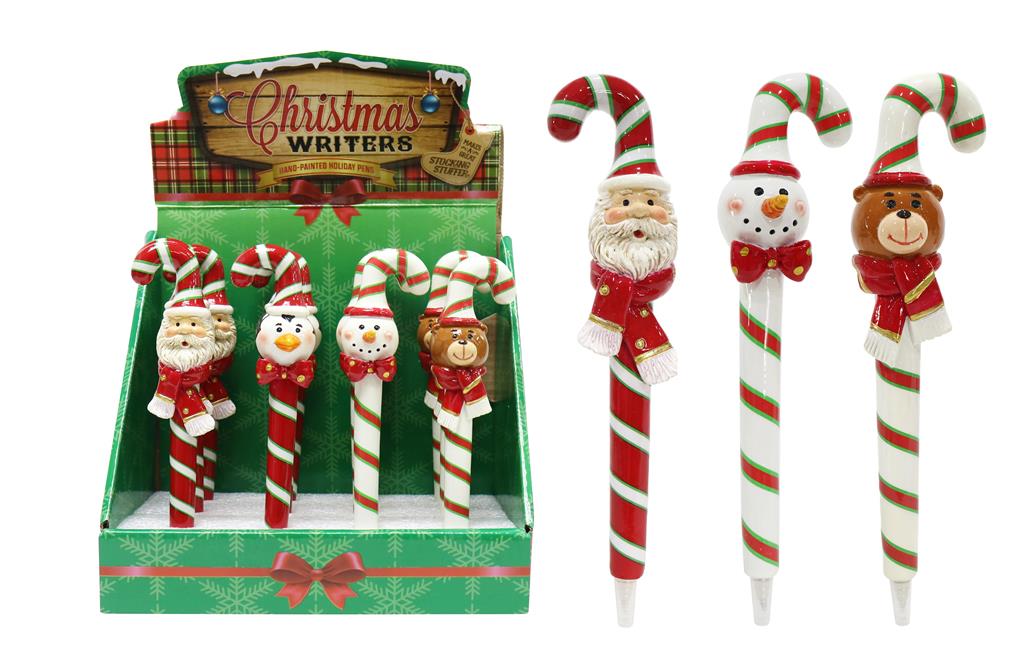 CHARACTER CANDYCANE PEN 16cm - Click Image to Close