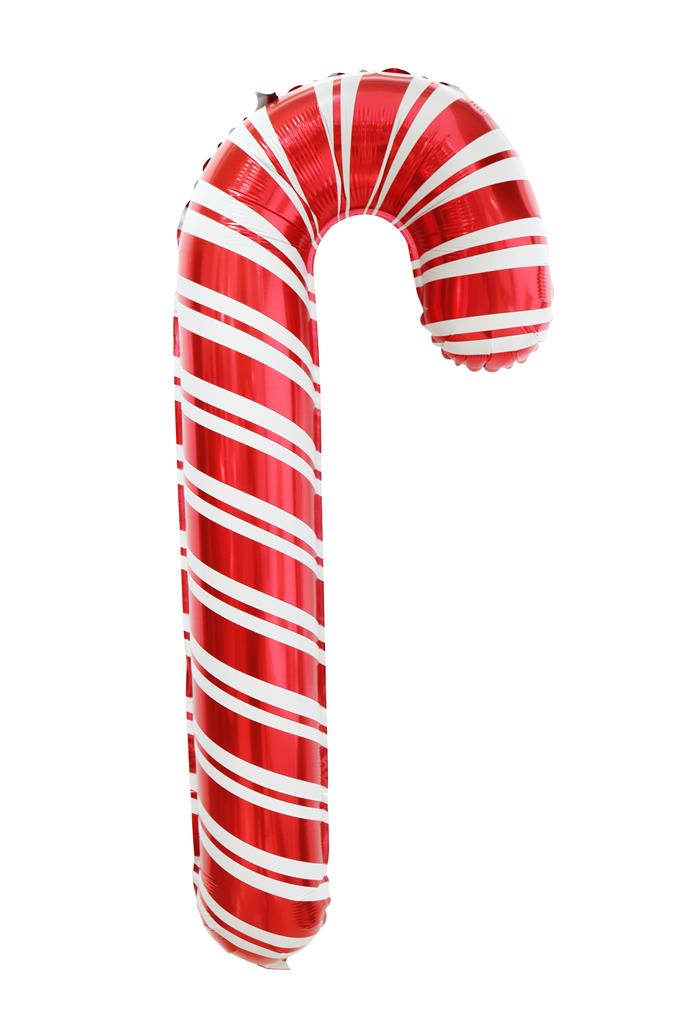 Christmas Foil Balloon Candy Cane - Click Image to Close