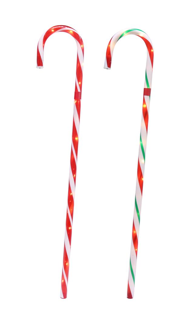 Light Up Led Candy Cane 75cm - Click Image to Close