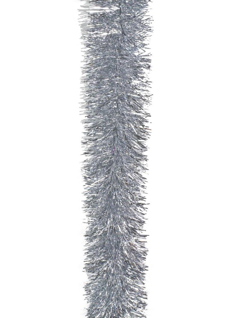 TINSEL 2m FINE CUT SILVER - Click Image to Close