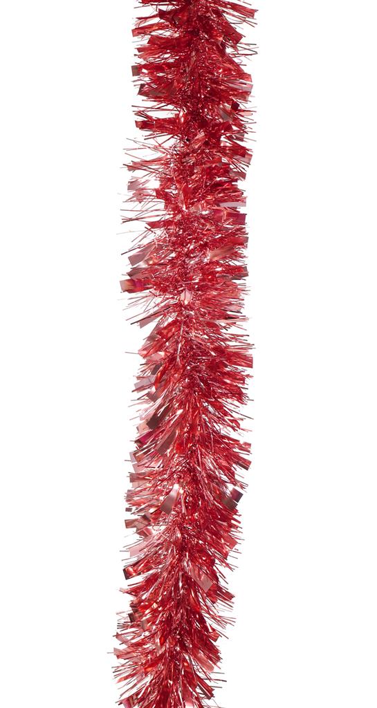 TINSEL 2m MIX CUT RED - Click Image to Close