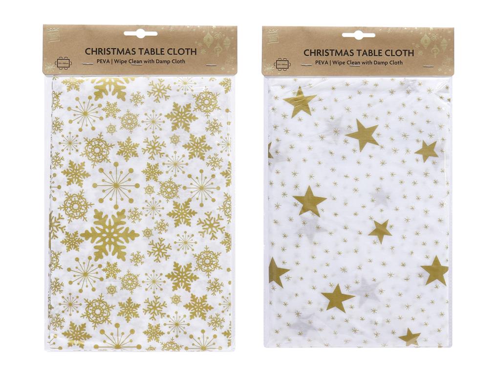Table Cloth Gold Rectangle ( Assorted Designs ) - Click Image to Close
