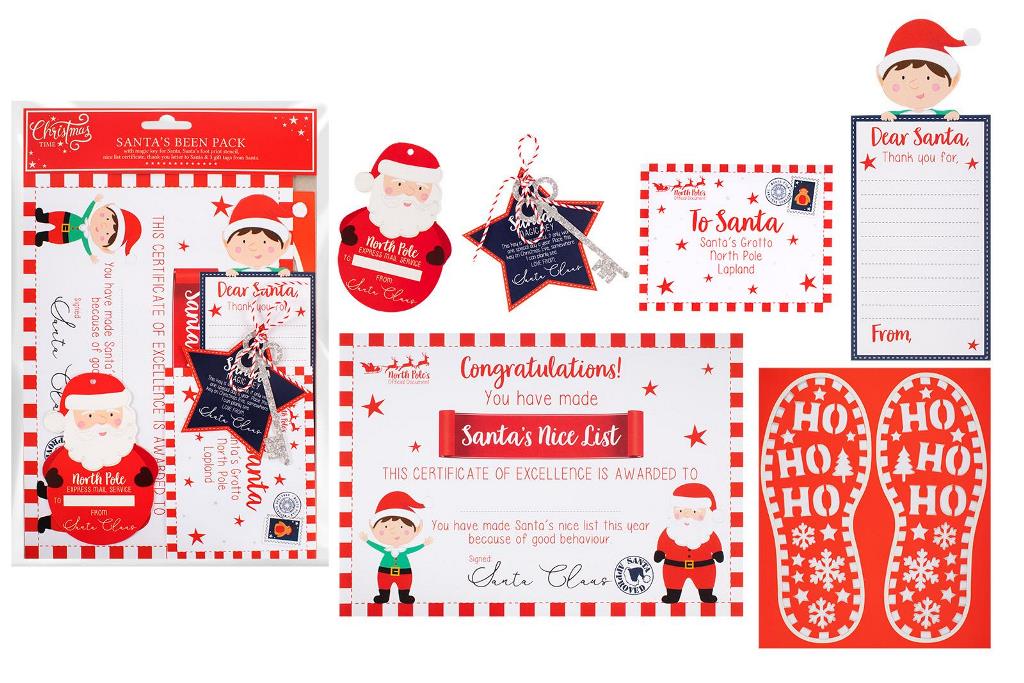 Christmas Santa'S Been Pack - Click Image to Close