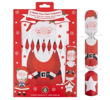 Christmas 6 Myo 12" Crackers Santa